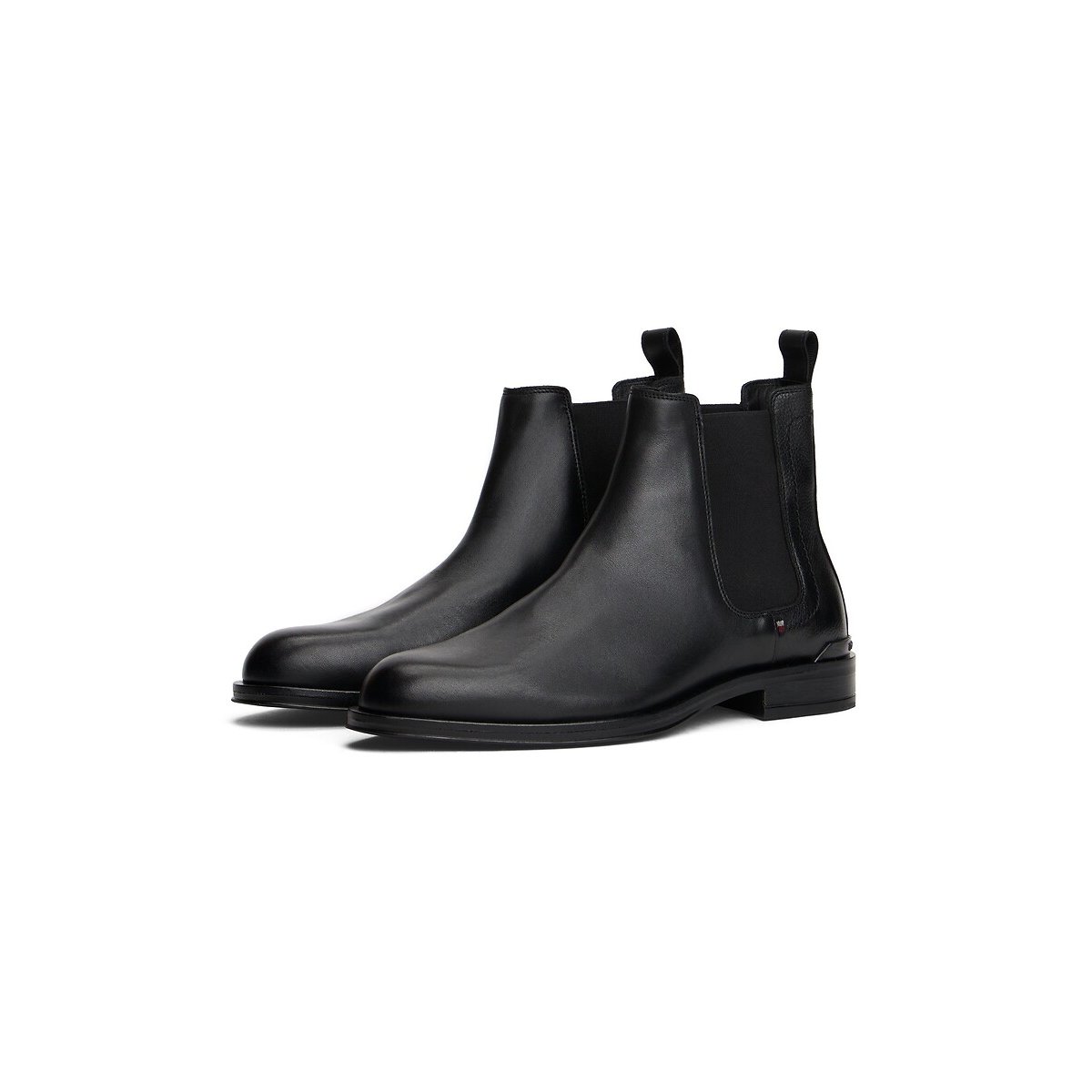 Corporate Leather Chelsea Boots black, TOMMY HILFIGER