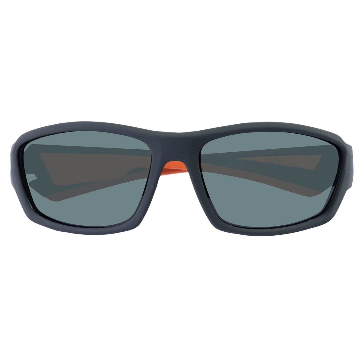 Lunettes de soleil sport finition gomme, verres polarisants vert kaki, ISOTONER
