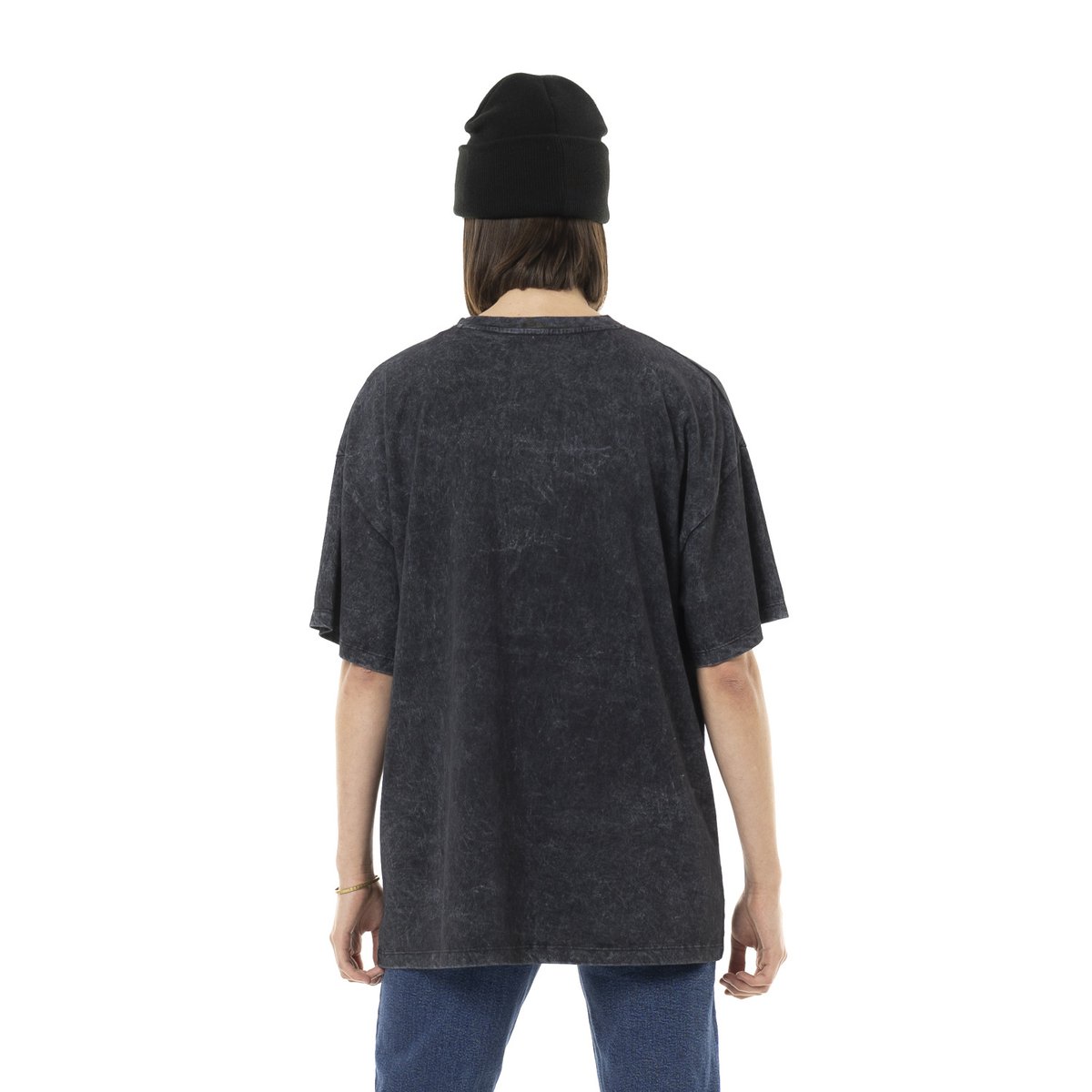 T-Shirt coton LIVE SHOW noir/jaune/rouge, VON DUTCH