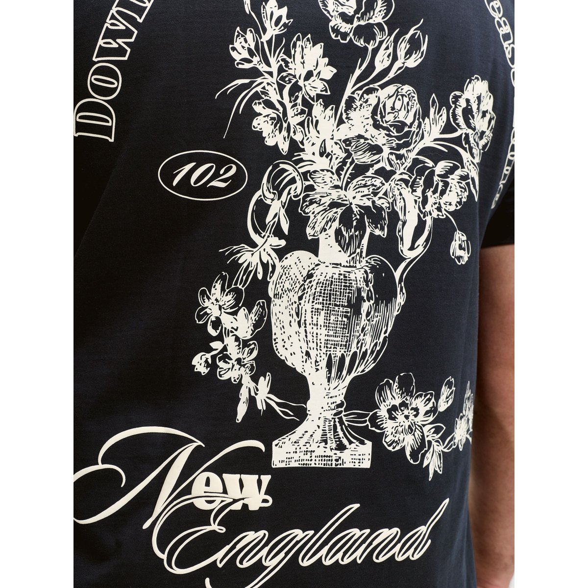 T-Shirt noire - black, JACK & JONES
