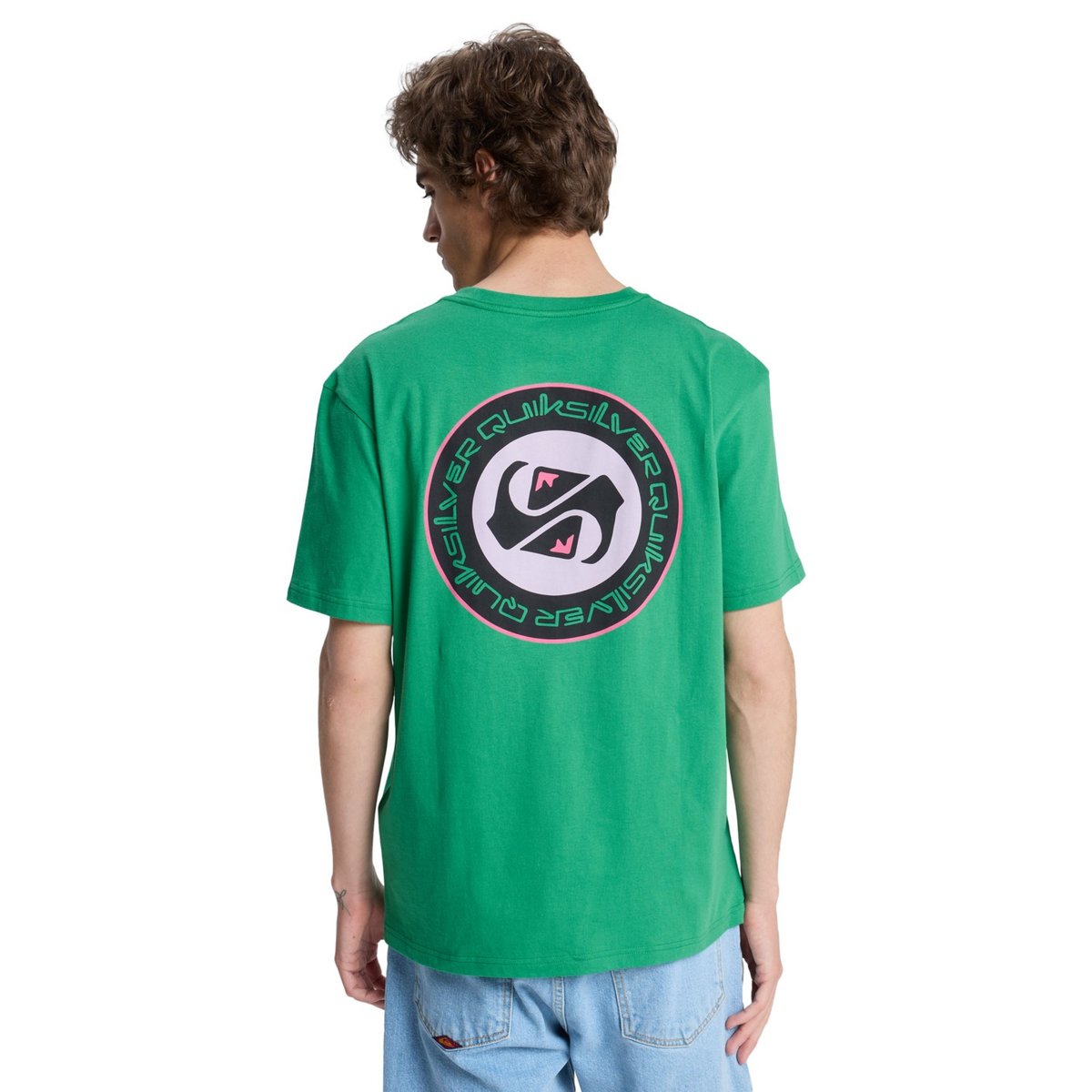 T-Shirt à manches courtes EV DUALITY vert leprechaun, QUIKSILVER