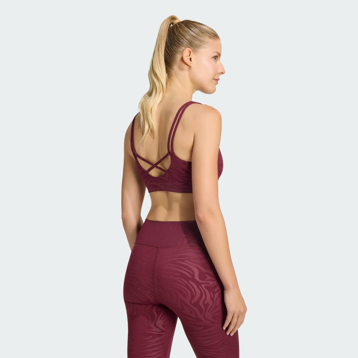 Brassière Graphique All Me Essentials Maintien Léger maroon, adidas Performance