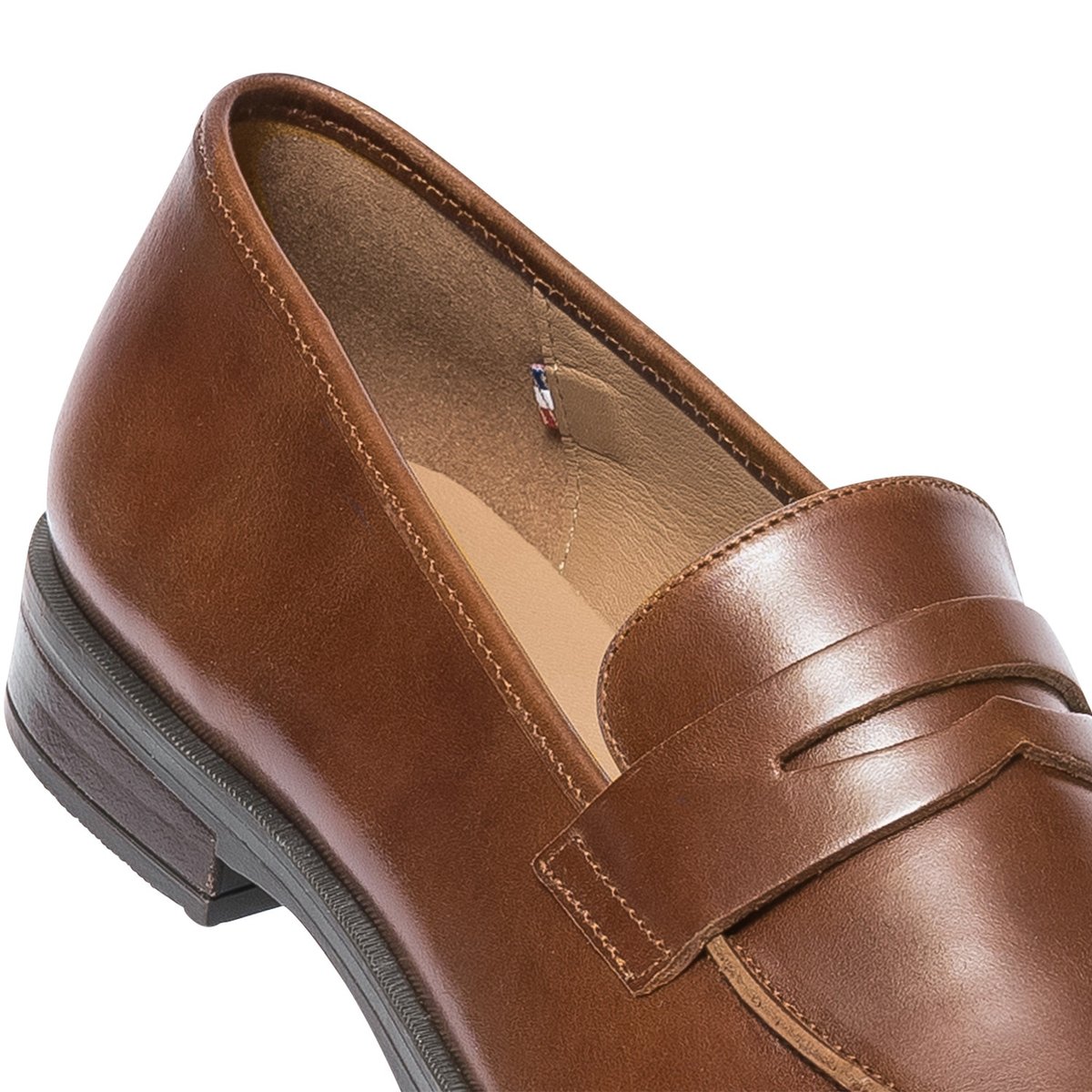Mocassin en cuir HABUGA cognac, ERAM
