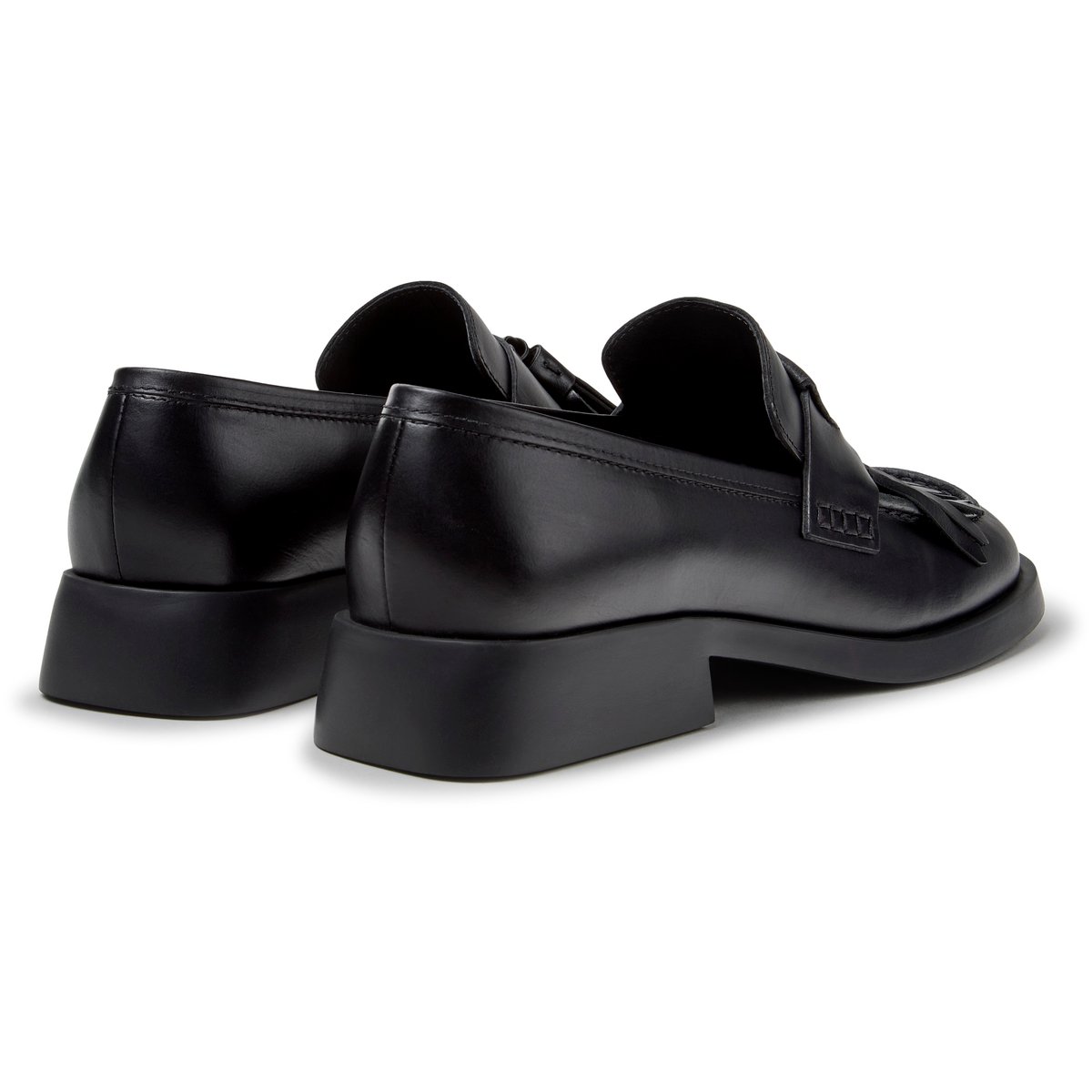 Mocassins Donna Smooth Leather noir 001, CAMPER