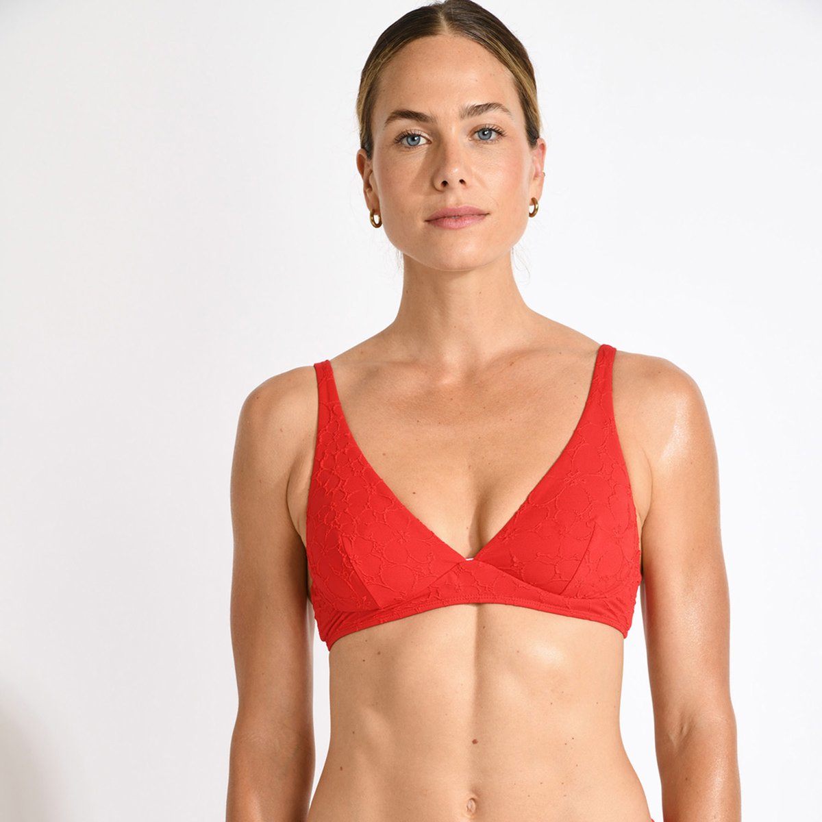 Haut de maillot armaturé Banua - GECKO rouge, LIVIA