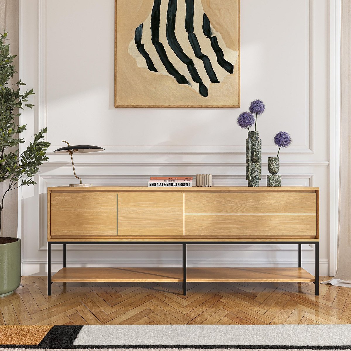 Buffet FLAVIE naturel clair, HABITAT