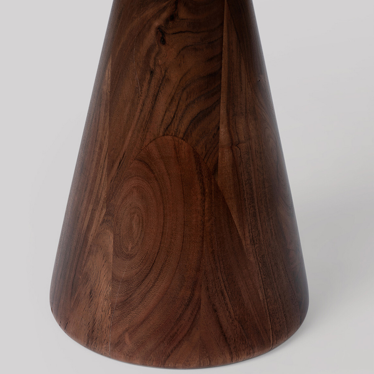 Figura Acacia Wood Side Table dark acacia wood, SWOON