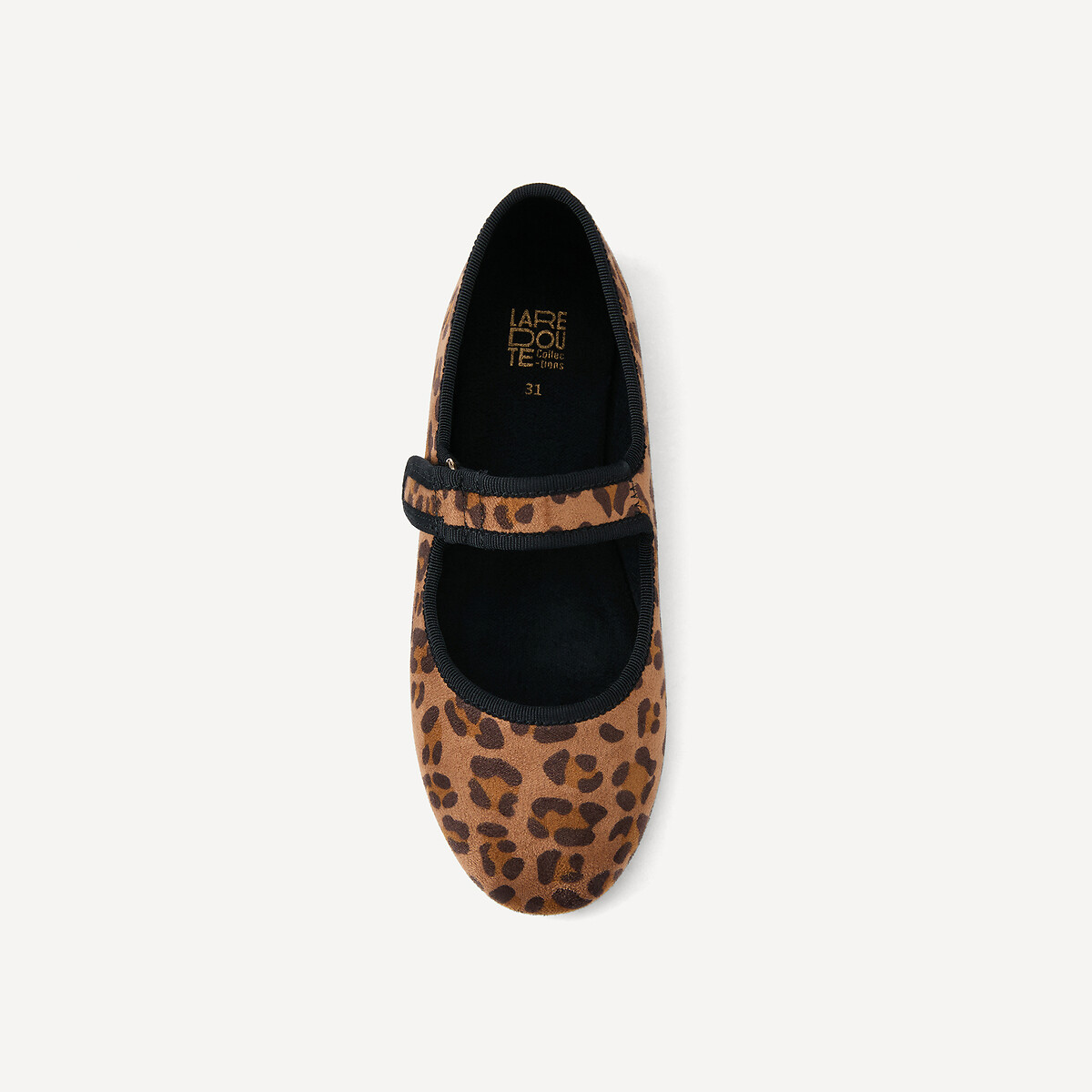 Kids Leopard Print Ballet Pumps with Buckles animal print, LA REDOUTE COLLECTIONS