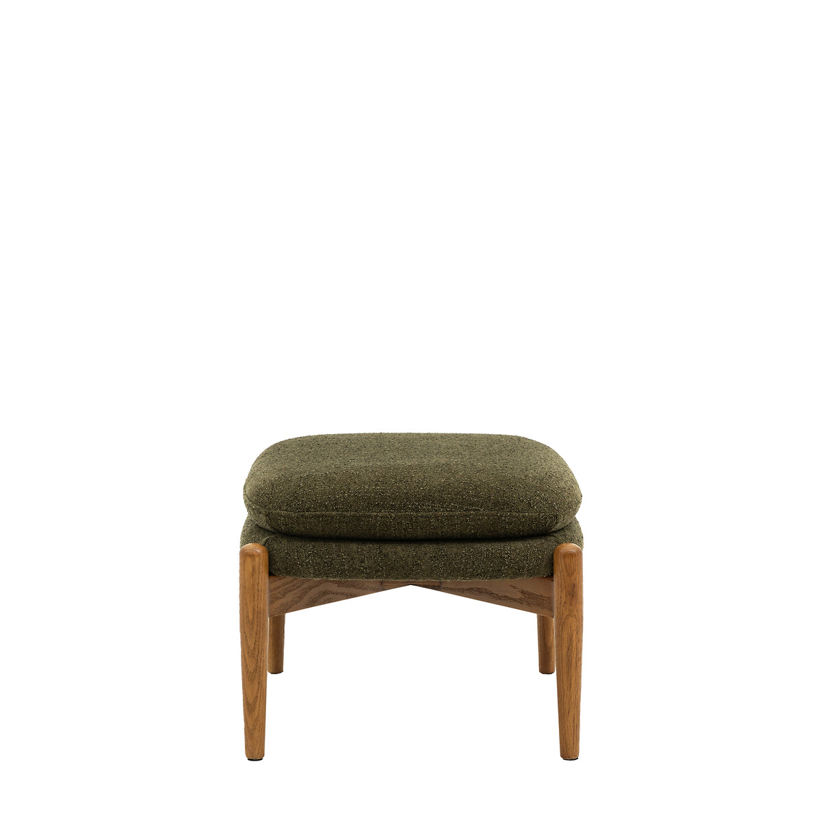 Fairfield Mid-Century Boucle Footstool green, ÉDITÉ