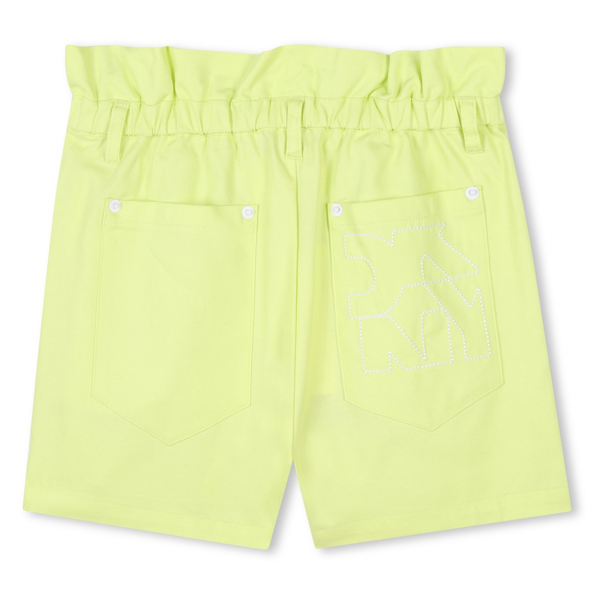Short en coton et en lin citrus, DKNY