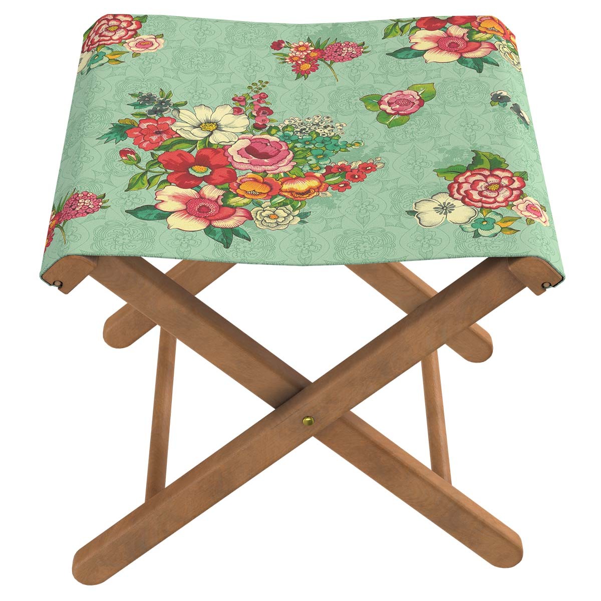 Pliant pêcheur en eucalyptus et toile outdoor, HANAMI marron, VENT DE BOHÈME