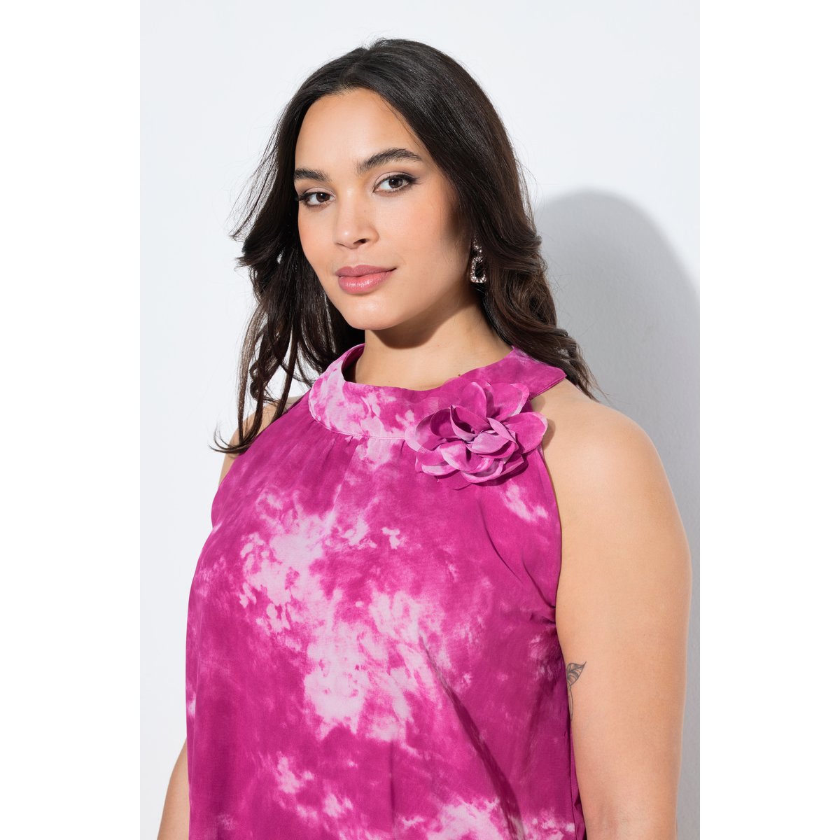 Blouse sans manches magenta, ULLA POPKEN