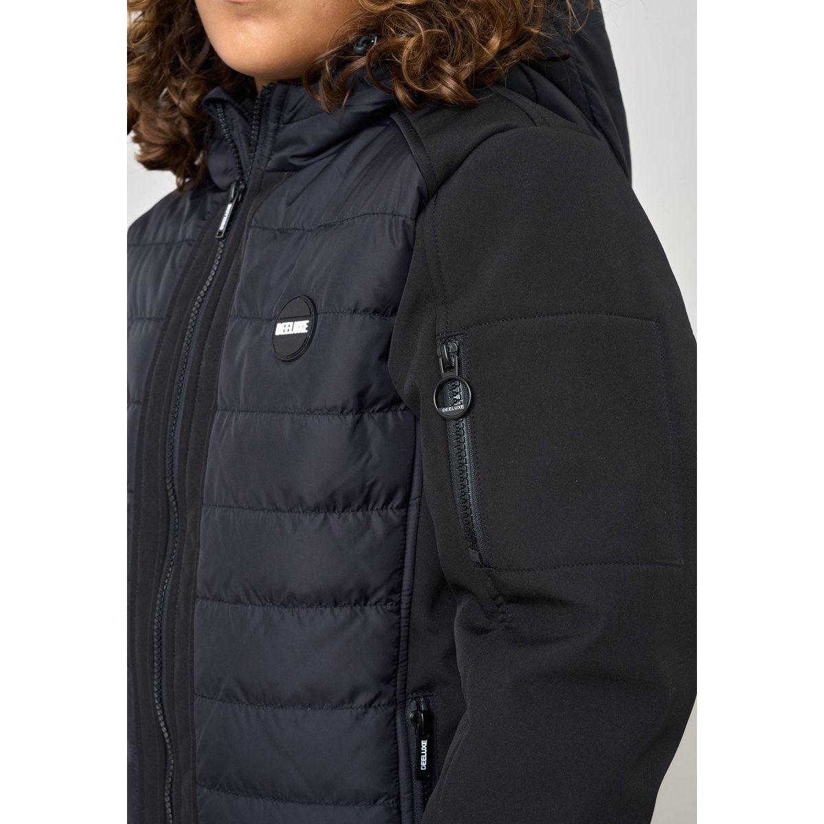 Blouson matelassé garçon SECTOR black, DEELUXE