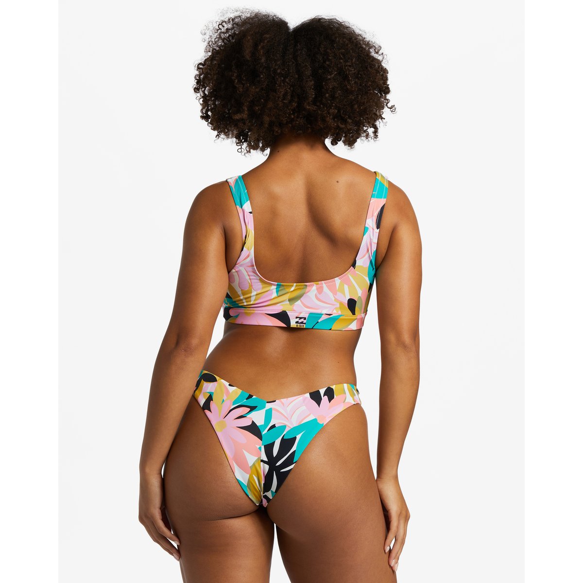 Bas de bikini échancré A/DIV noir black multi 3, BILLABONG