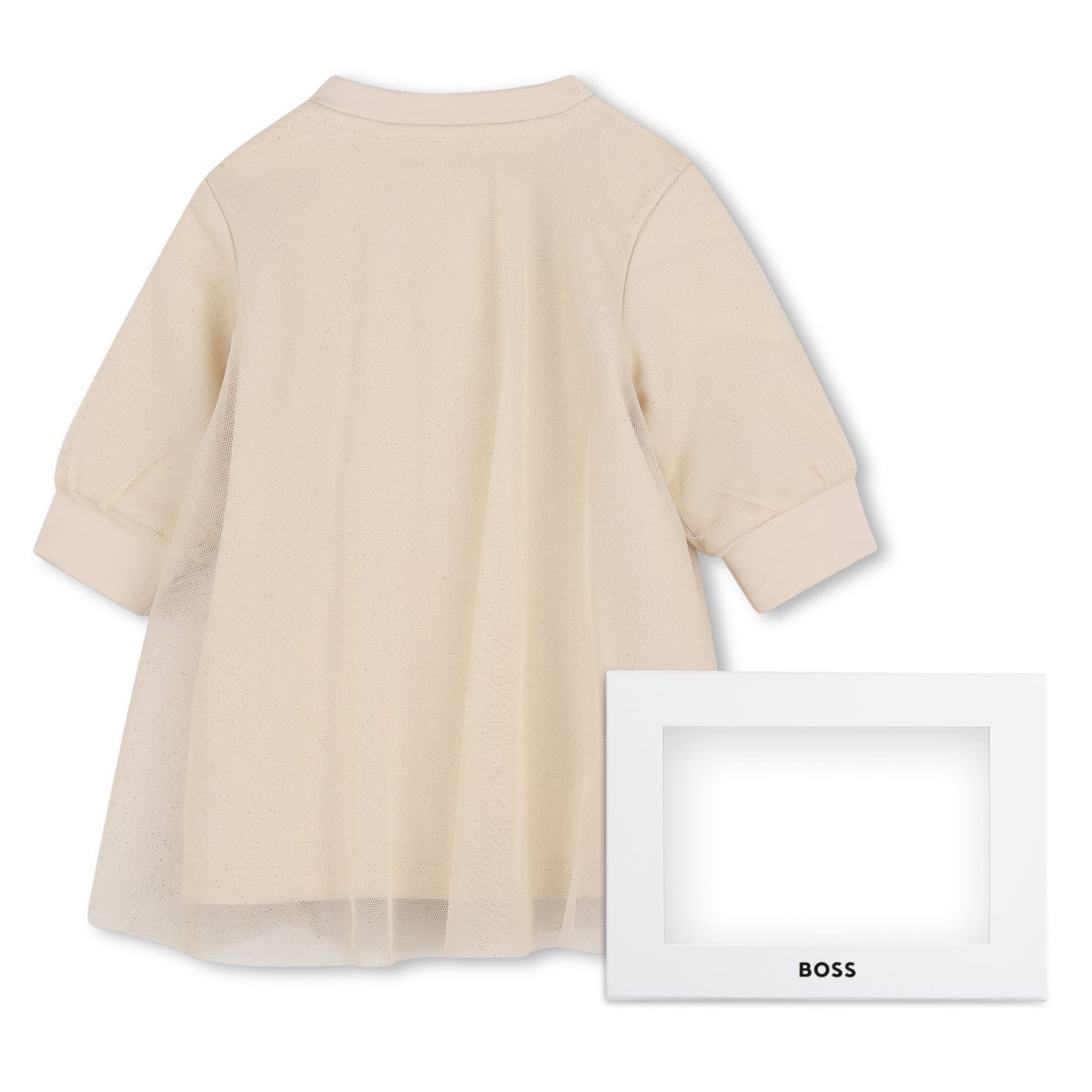 Robe manches longues new beige, BOSS KIDSWEAR