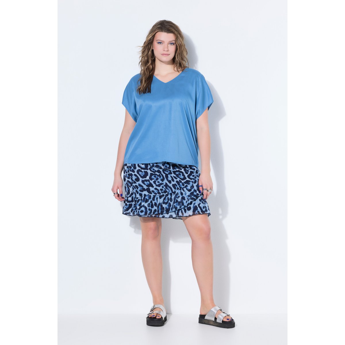 Blouse oversize bleu alpin, STUDIO UNTOLD