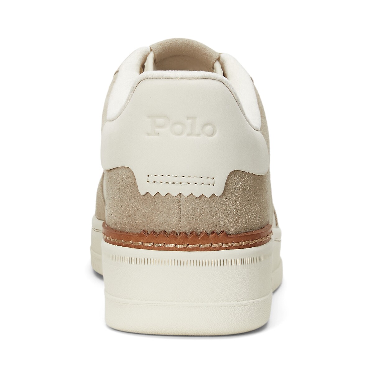 Baskets en cuir Masters Court beige, POLO RALPH LAUREN