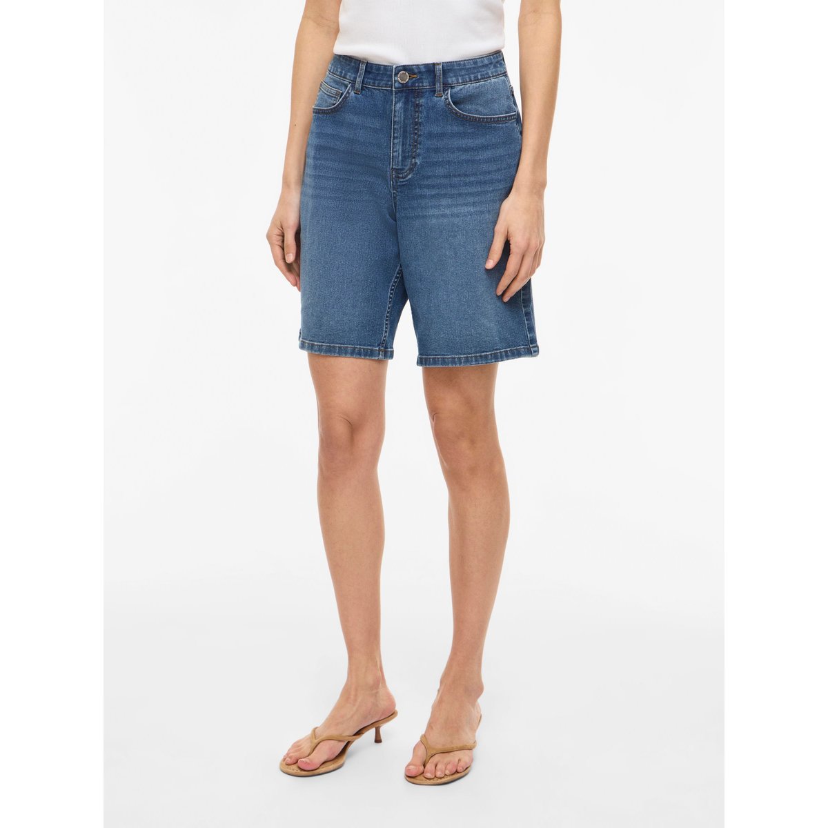 Bermuda bleu - medium blue denim1, VILA