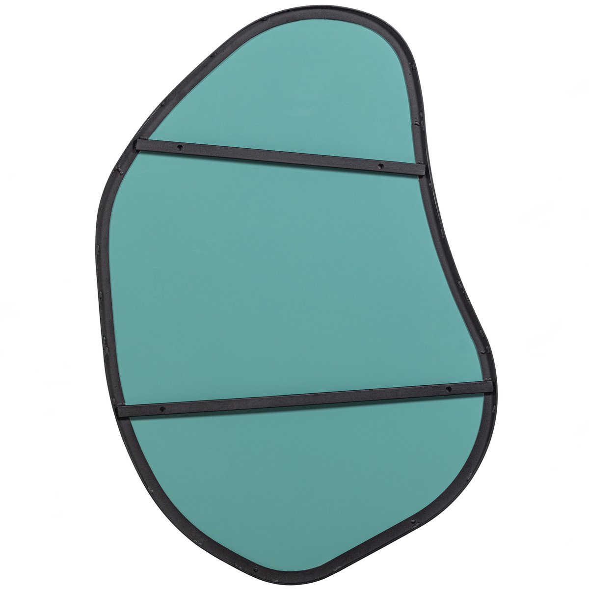 Miroir de forme organique 100x70cm- ROMEE noir, WOOOD