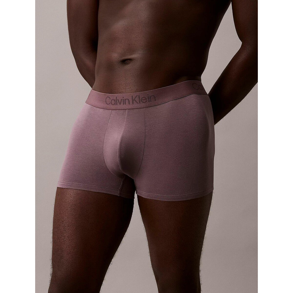 Lot de 3 boxers blanc + marron + orange, CALVIN KLEIN UNDERWEAR