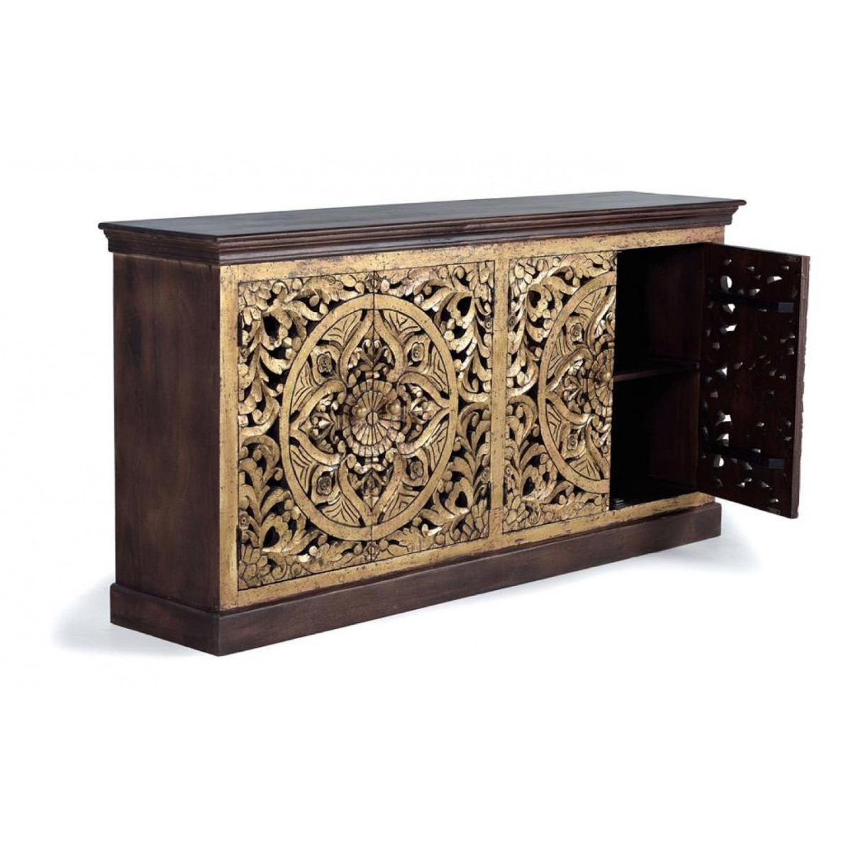Bahut - NOËLIA marron, DECORATION D’AUTREFOIS