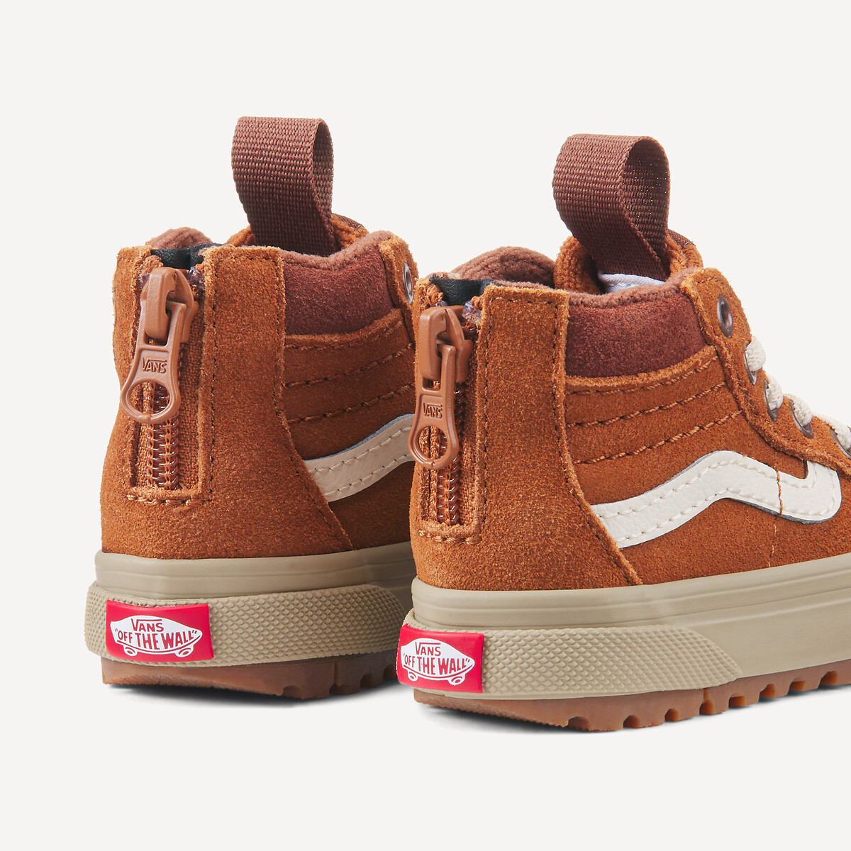 Ledersneakers MTE Sk8-Hi Zip brown/beige, VANS