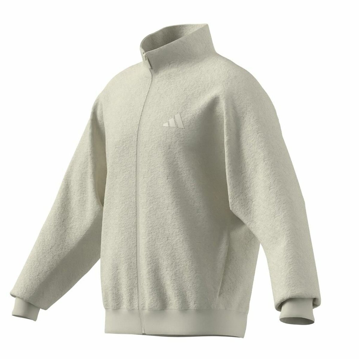 Veste zippée polaire sherpa crème, ADIDAS SPORTSWEAR