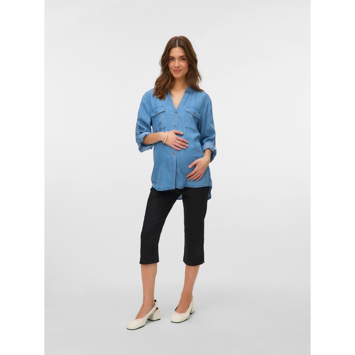 Pantalon noire - black, MAMA LICIOUS