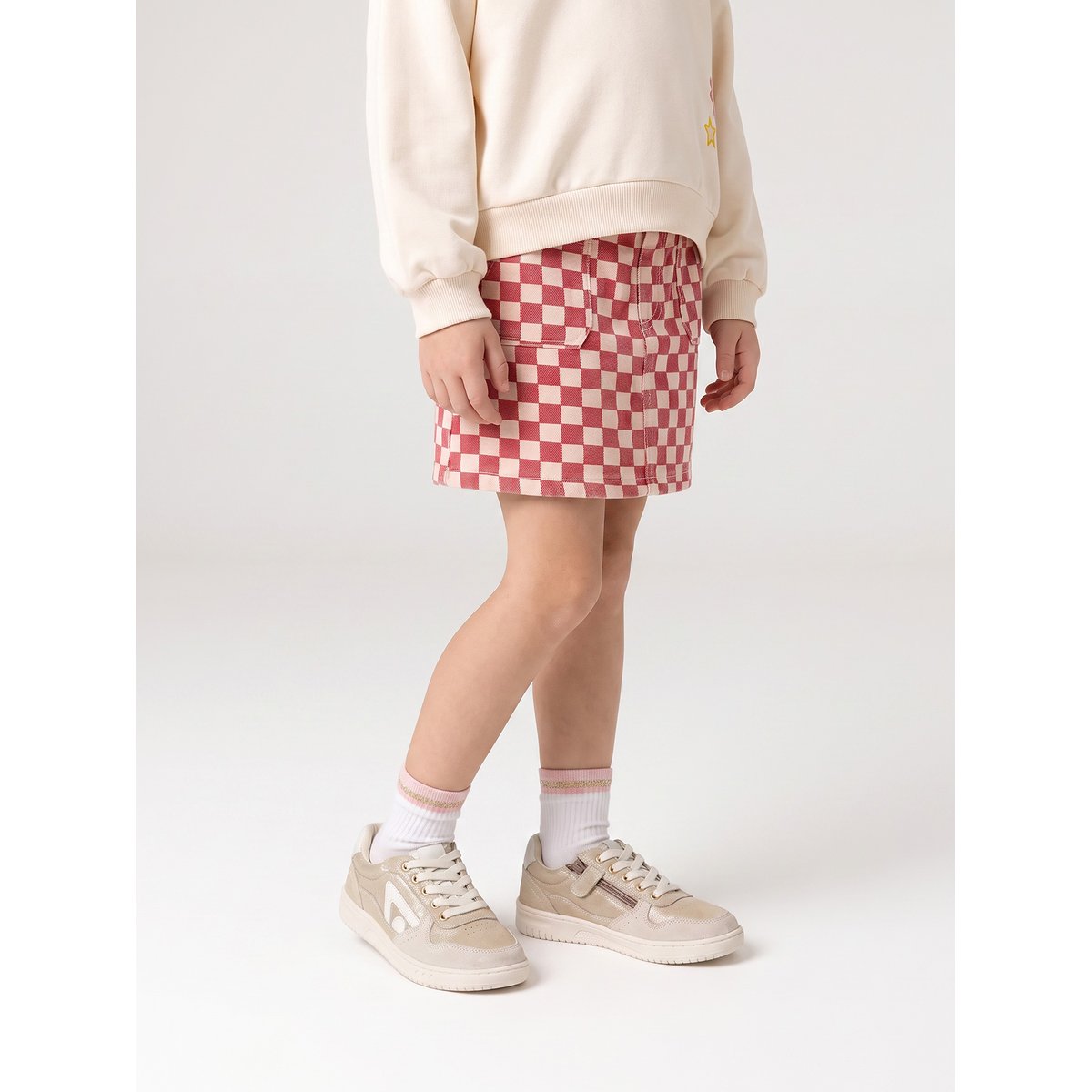Jupe courte rose bonbon, VERTBAUDET