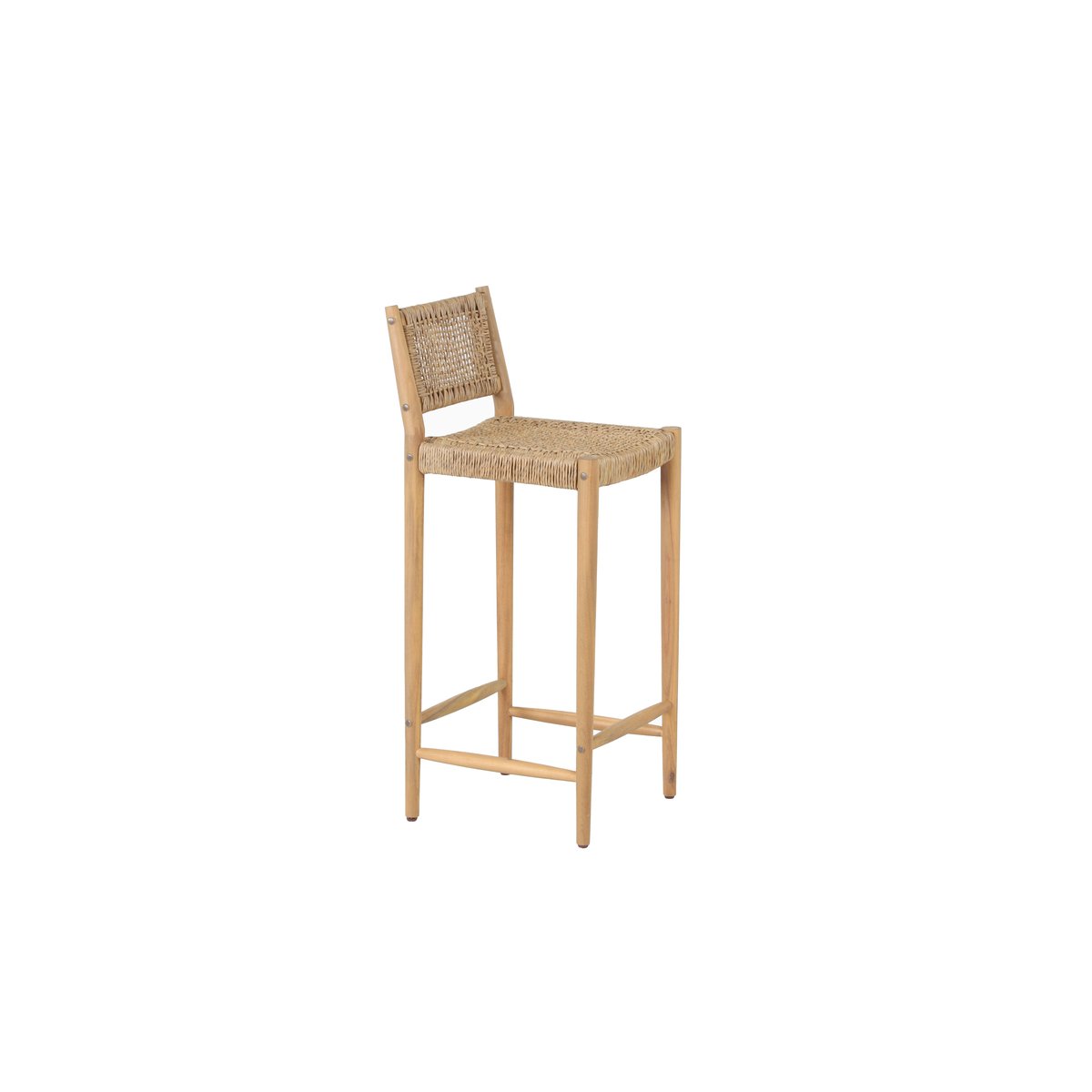 Tabourets de bar acacia (lot de 2)  NURI bois, BAÏTA