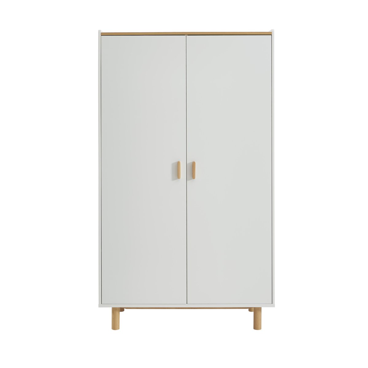 Armoire enfant 2 portes  AURA blanc, BAÏTA