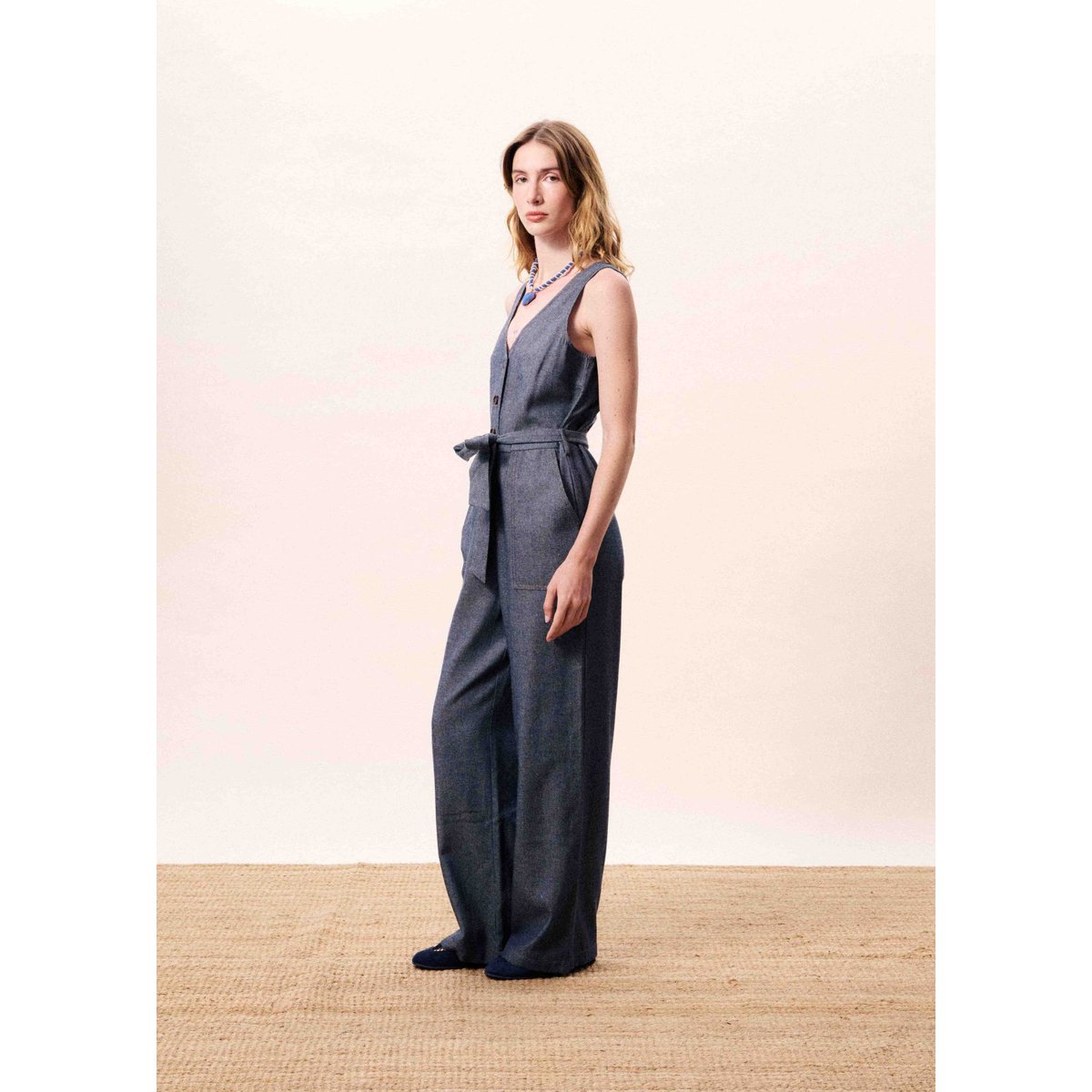 Combi-pantalon VICHAYITO bleu marine, FRNCH