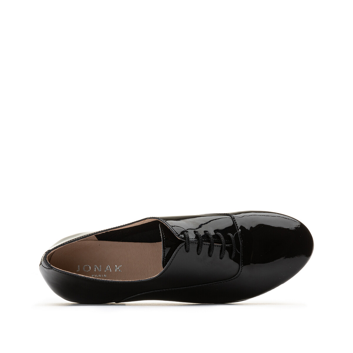 Derbies cuir Audalie noir verni, JONAK