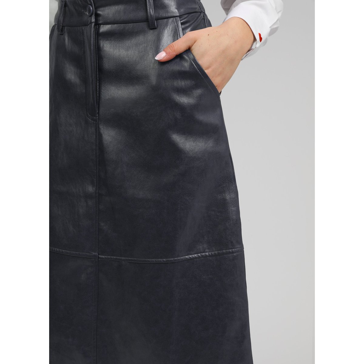 Jupe Midi JOUKI marine, AN'GE