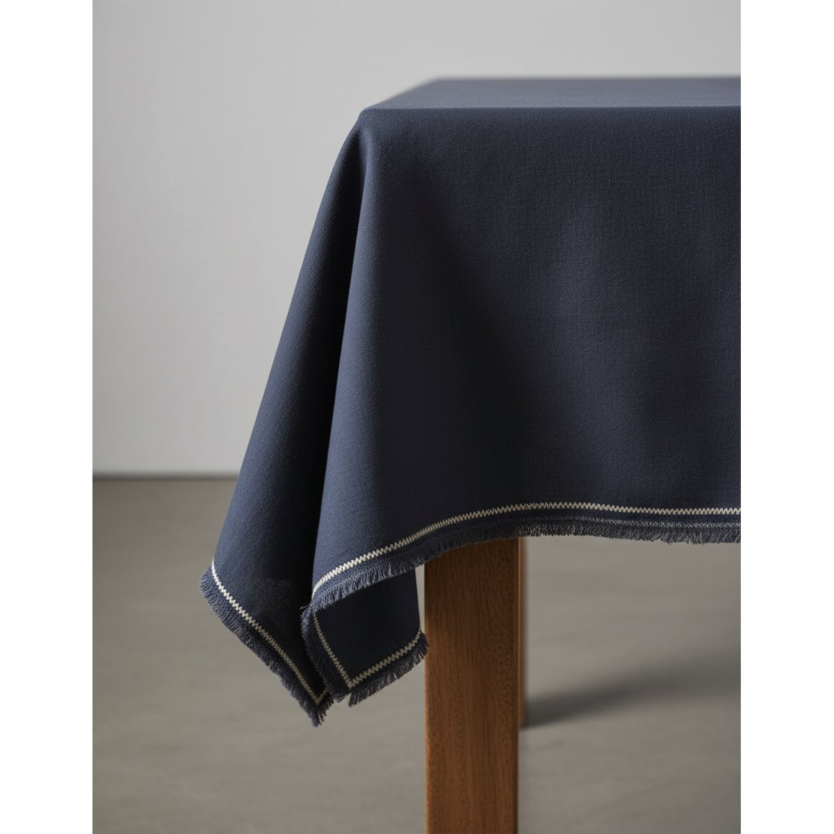 Nappe en lin TUSCANY bleu marine, BAZAR BIZAR