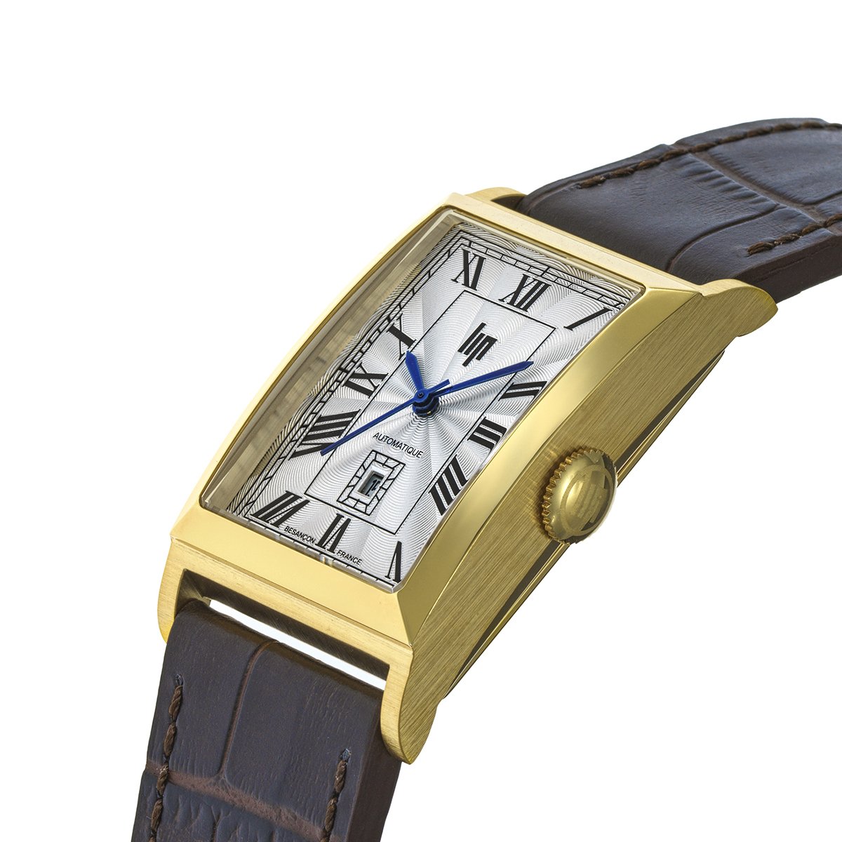 Montre Analogique CHURCHILL doré argenté marron, LIP