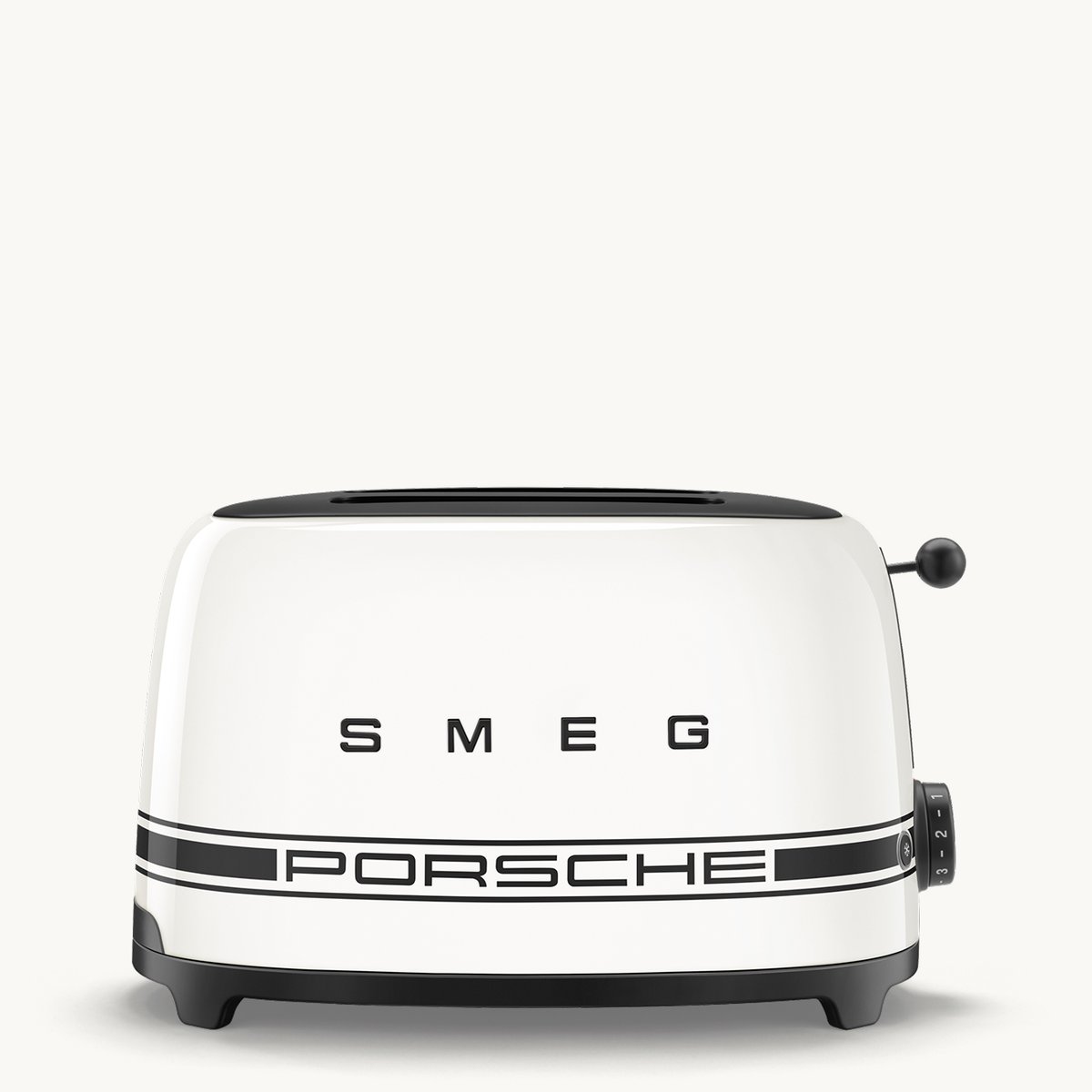 Grille-pain 2 fentes 2 tranches TSF01 blanc carrara brillant, SMEG
