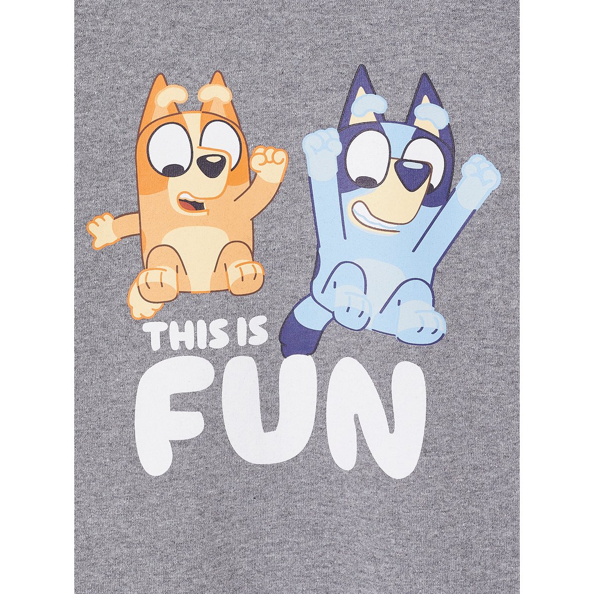 Sweat Bluey mixte gris chiné, VERTBAUDET