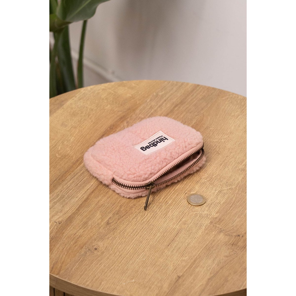 Porte-monnaie LILI rose poudré, HINDBAG