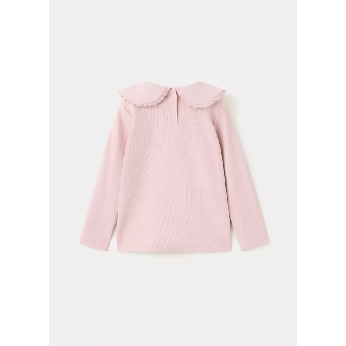 T-shirt en coton col Claudine rose, MANGO BABY