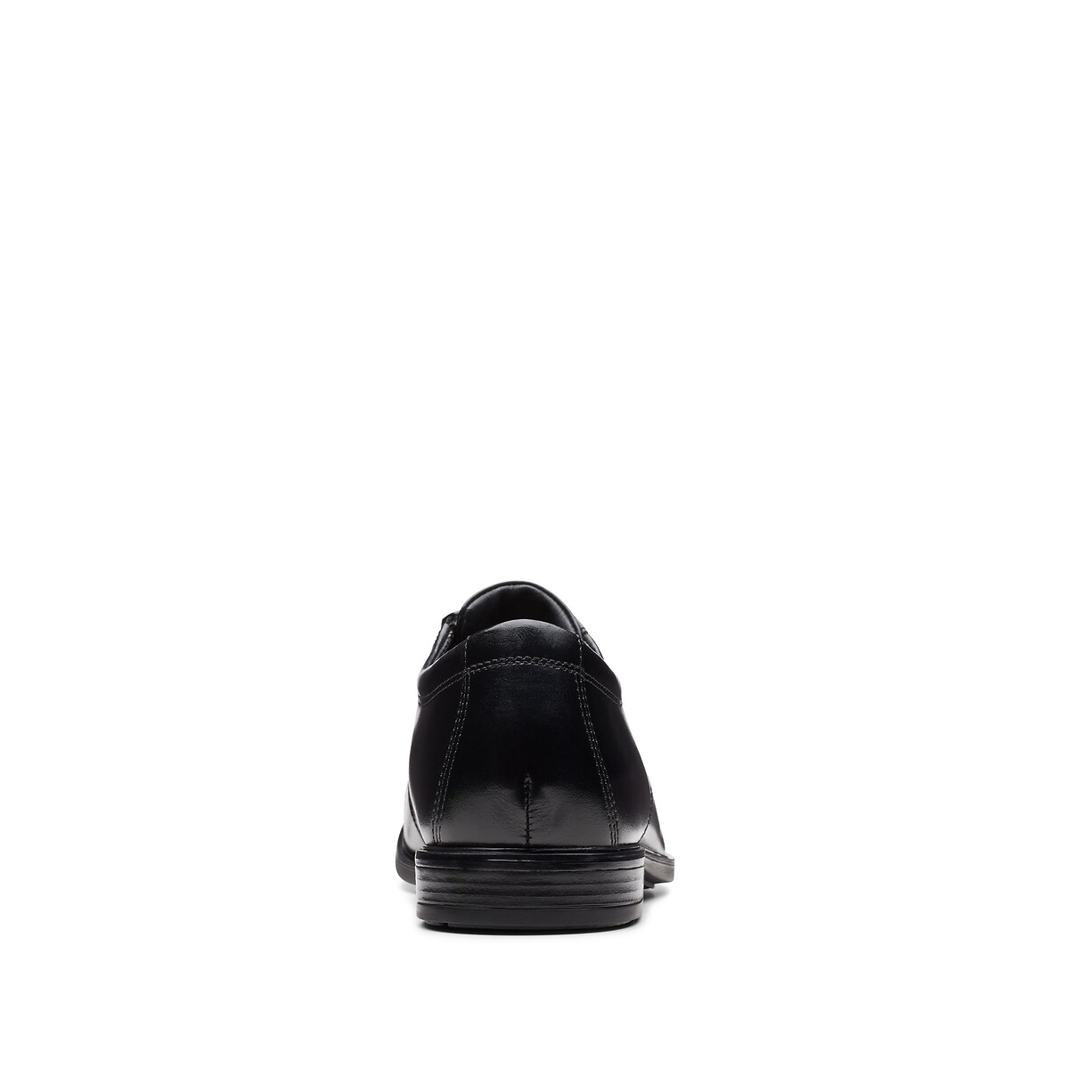 Chaussures richelieu en cuir Howard Cap noir, CLARKS