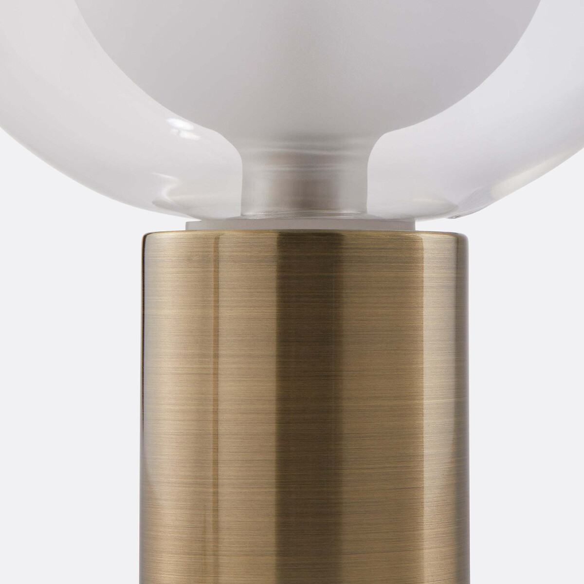 Lampe métal fer laitonné et verre, Arvin laiton, LA REDOUTE INTERIEURS