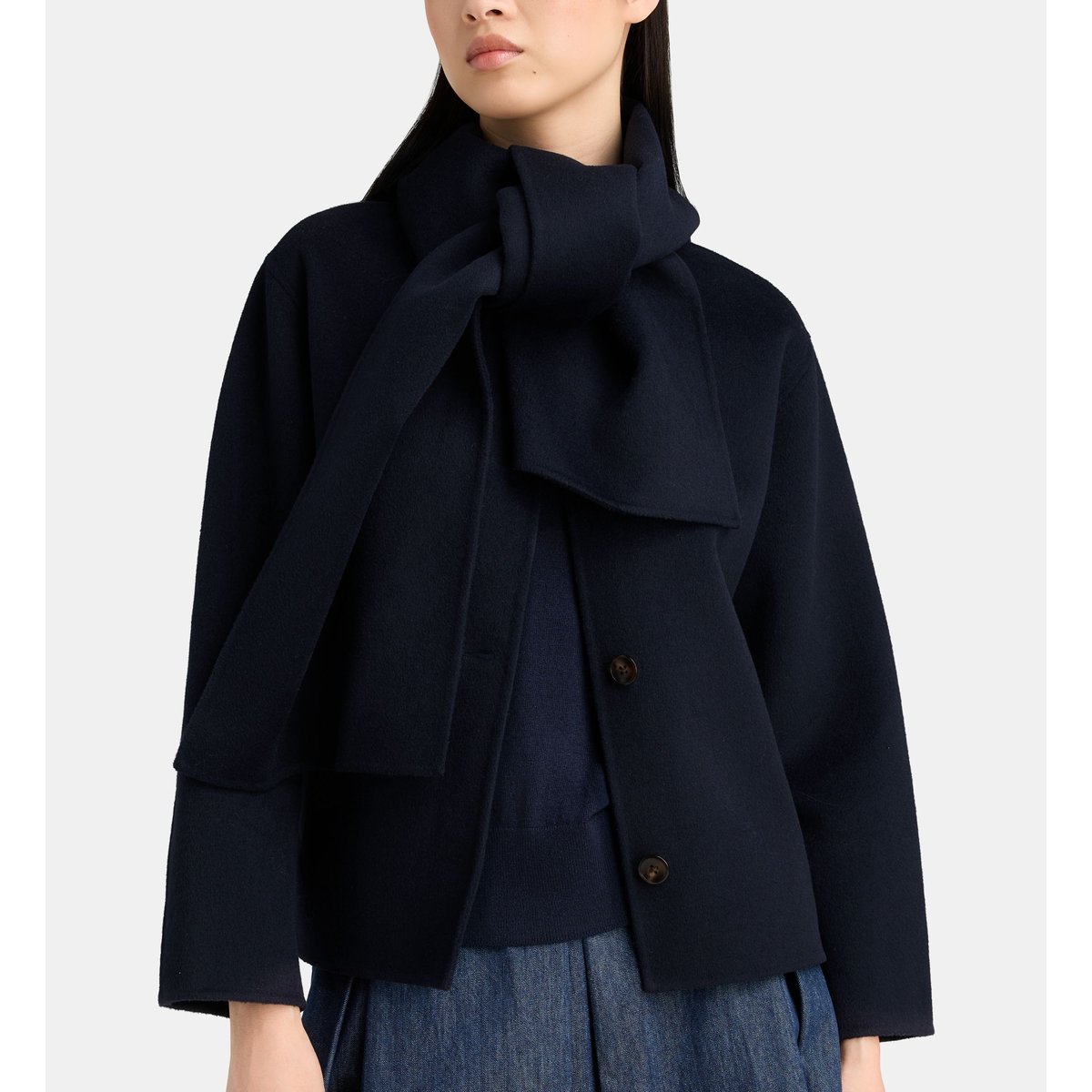 Manteau court oras bleu marine, JODHPUR