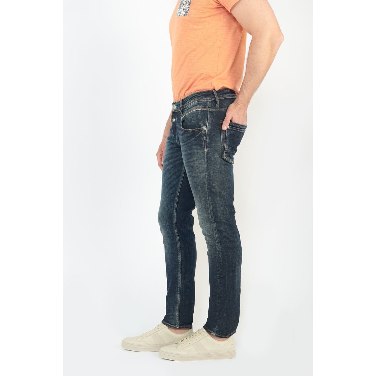Jean slim 700/11 blue / black, LE TEMPS DES CERISES