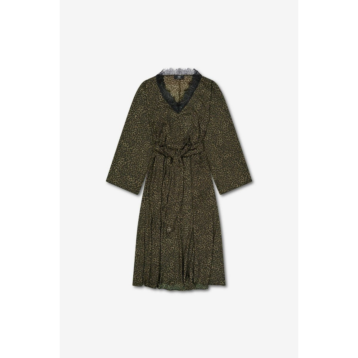 Robe longue droite YVETTE moss, LE TEMPS DES CERISES