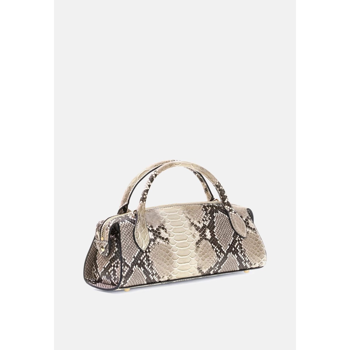 Yvonne Animalier Print Mini Sacoche marron multi, GUESS