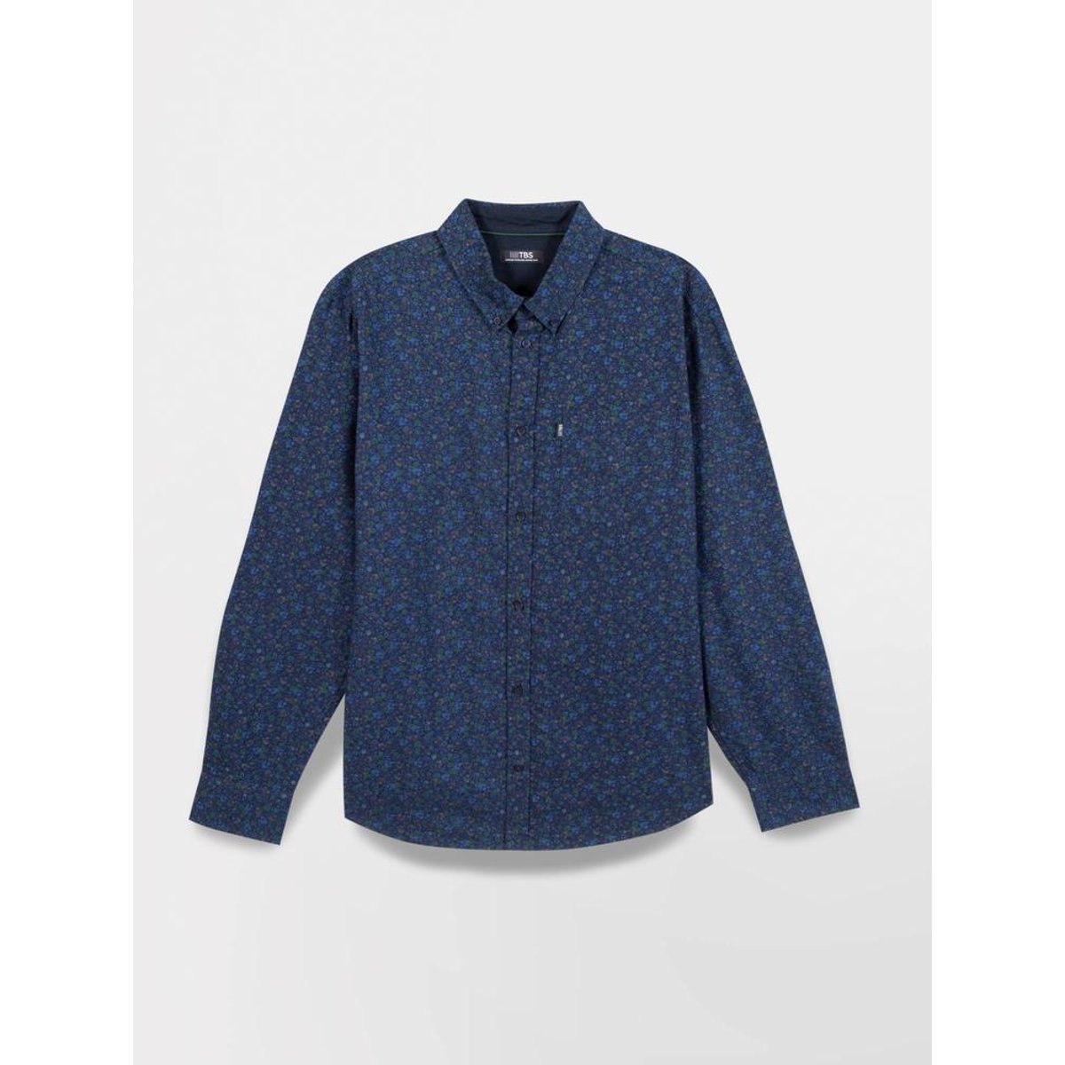 Chemise manches longues JANAVCHE marine, TBS