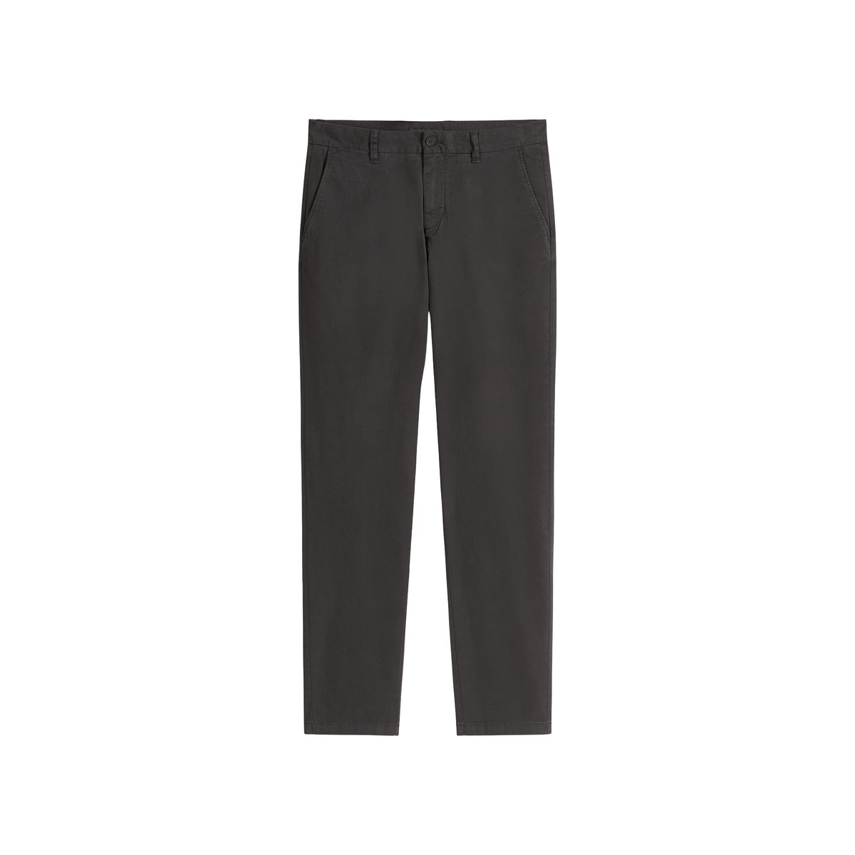 Chino modèle Osby conique en mélange de coton bio de haute qualité gris foncé, MARC O'POLO