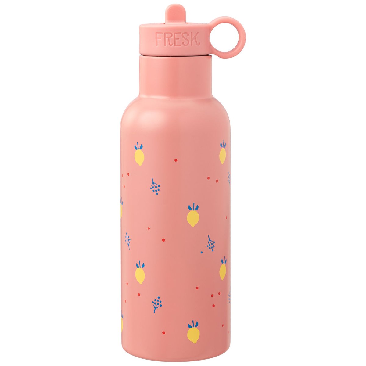 Gourde isotherme rose, jaune, bleu, FRESK