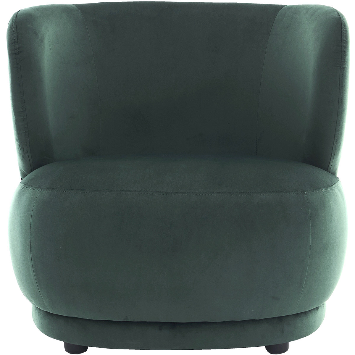 Fauteuil en velours - ESTER vert, HOMIFAB